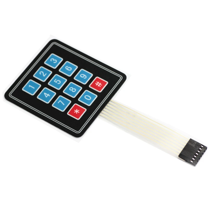 

Glyduino 3*4 12 Keys Matrix Array Membrane Switch Keypad Keyboard for Arduino