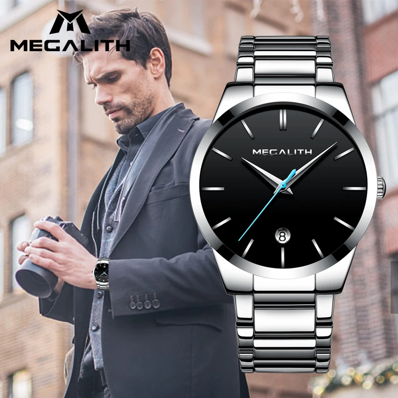 Relojes Mujer 2018 MEGALITH мужские часы модные повседневные кварцевые для мужчин