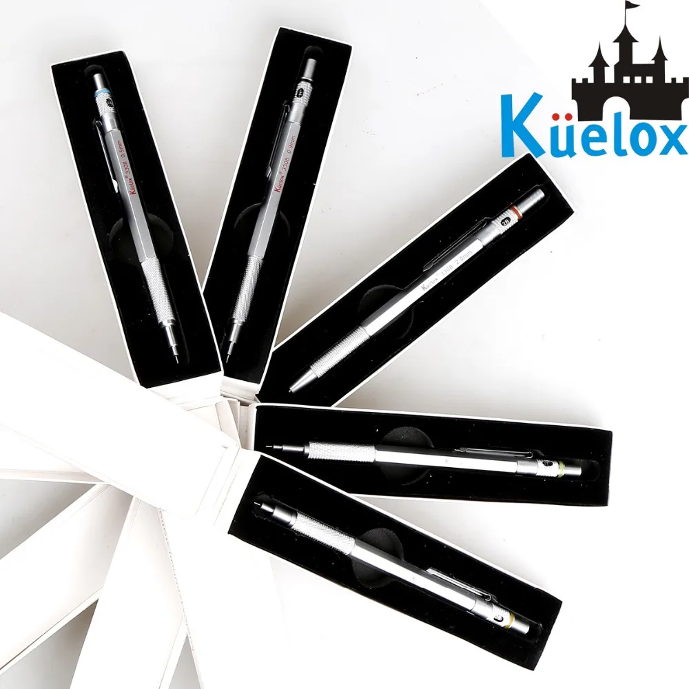 Механический карандаш KUELOX полностью металлический для рисования комиксов 0 3/0 5/0