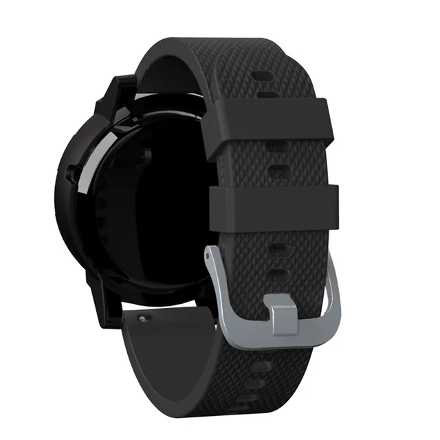 SIKAI 20 мм Универсальный сменный Браслет для Huami Amazfit bip Band для Ticwatch E силиконовый ремешок для huawei Watch 2 Band - Color: Black strap