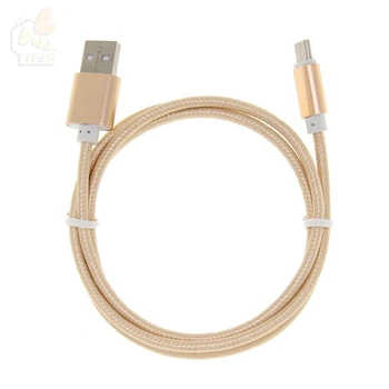 

1m 3ft typec Micro 5pin 8pin USB Durable Nylon Braided Data Sync Charger USB Cable for Samsung S7 s8 9 Edge Huawei for iphone