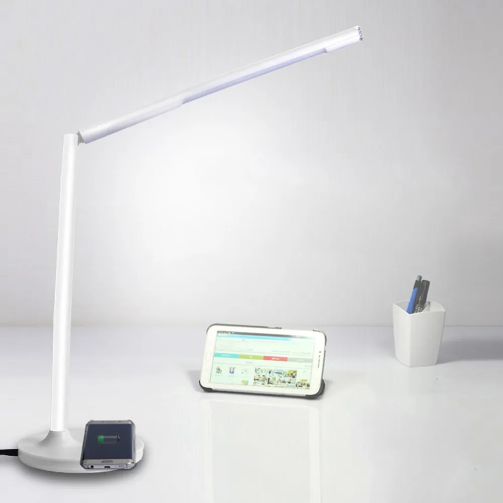 

LEISE T2 Wireless Charging Desk Dimmable Lamp LED Eye Protection Combo Bedside Desk Office Reading Smart Desk Lamp