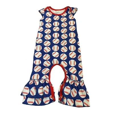 Молочный шелк цветочные Baesball микро волокна Детские спальные места пижамы Новорожденный ноги комбинезон - Цвет: 3