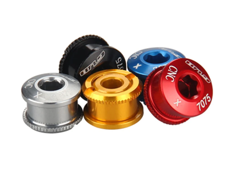 5 PCS/LOT bicycle chainring bolts crankset bike chain ring bolts nut mixed colors cheap shipping