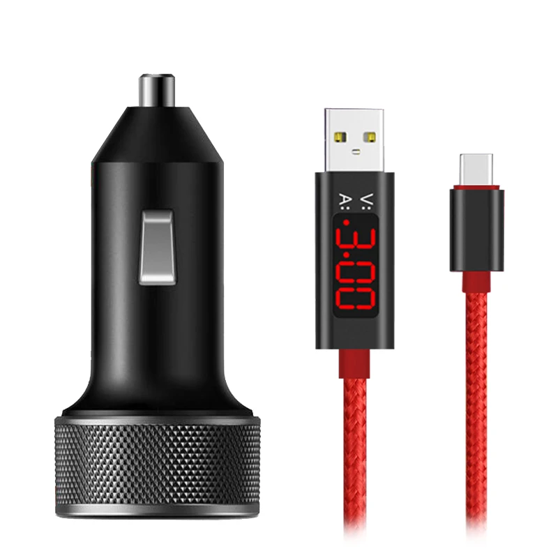 

OnePlus 7 Pro Dash Car Charger Original Dash Fast Charging Voltage Current Display Cable For One Plus 7 1+6T 5T 1+5 OnePlus 3T 3