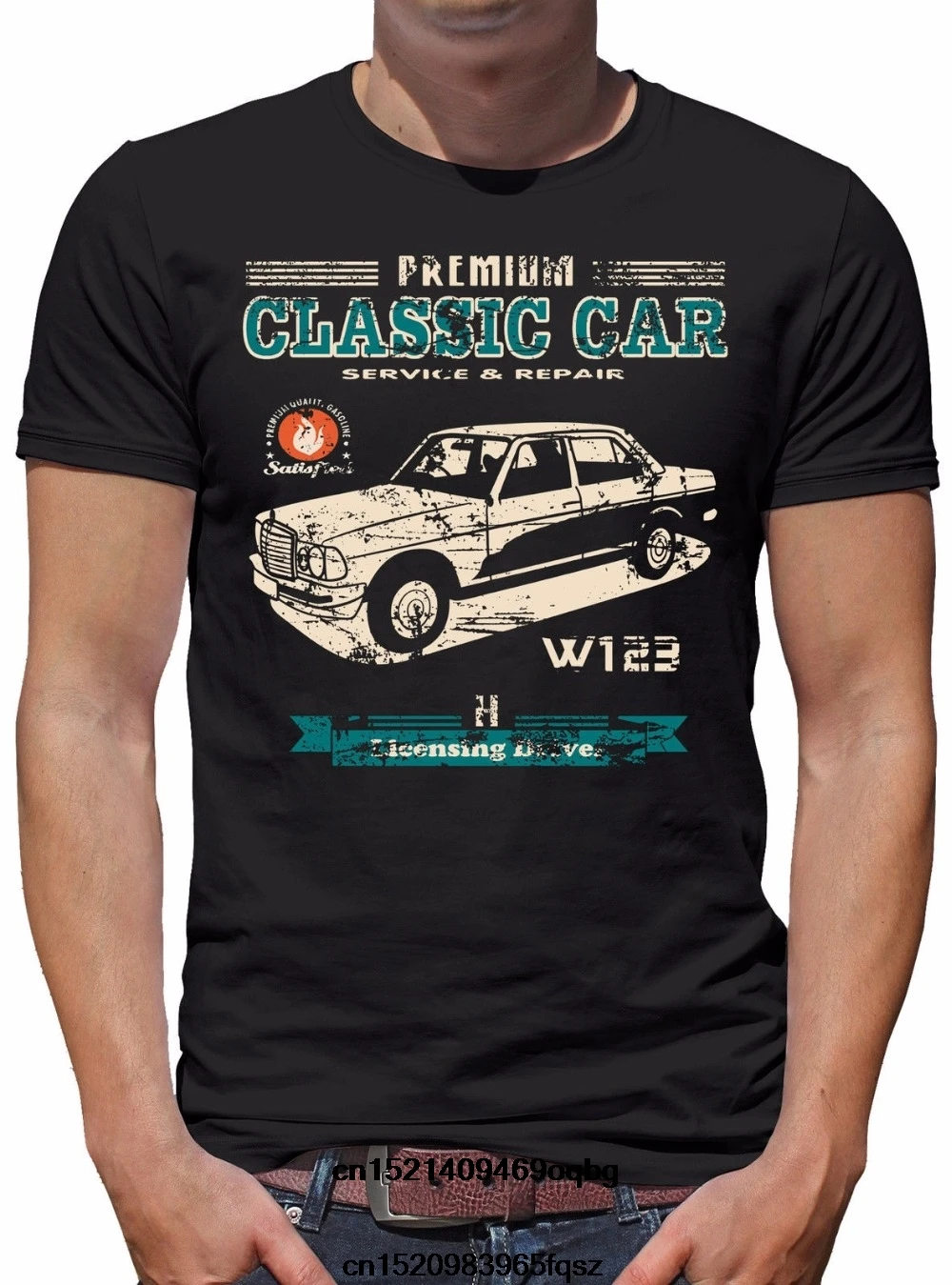 2018 Новая модная брендовая одежда модные футболки TLM Oldtimer Typ W123 Youngtimer хлопковые