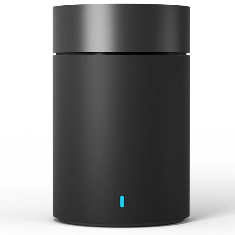 Черный Xiaomi mi Bluetooth 4,1 динамик Cannon 2 стальной пистолет Hands-free Звонки музыкальный плеер с mi c книжная полка для iphone MP3 PC - Цвет: Черный