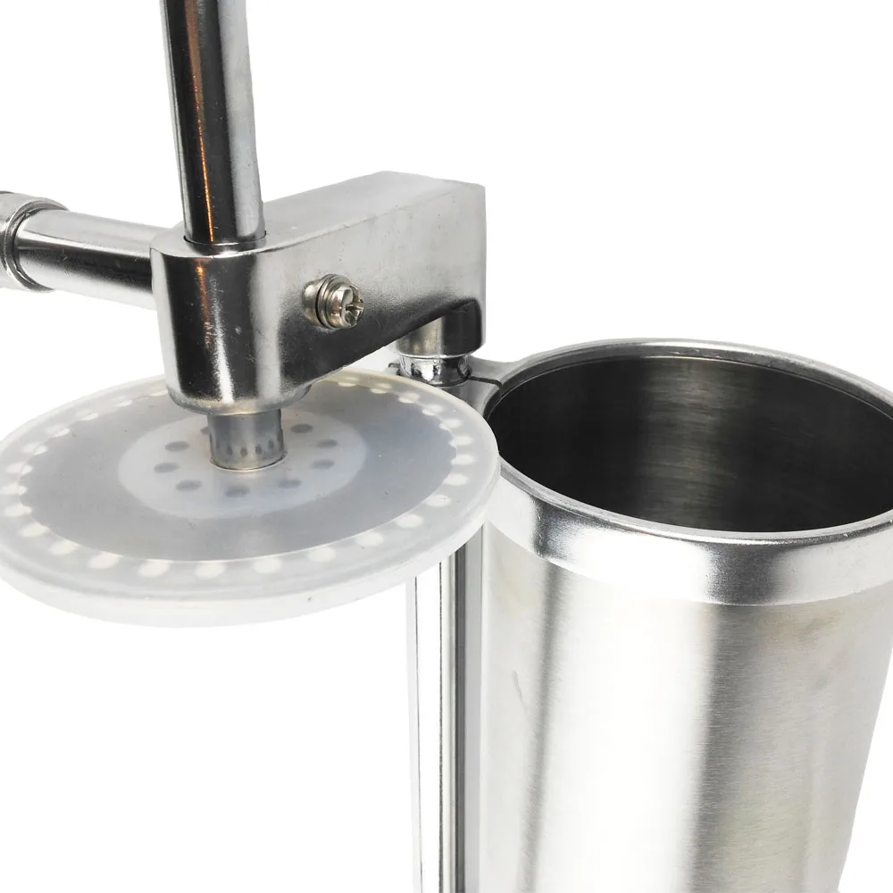 

Food Safe Grade Silcone Sausage Stuffer Piston 6lbs Filling Tubes Funnels Nozzles For Sausage Maker Diameter 11.4cm Pistons