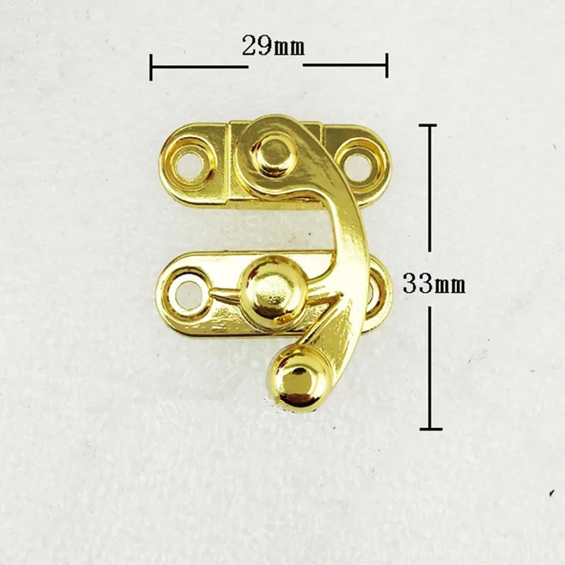 

Bulk Furniture Locked,Box Suitcase Toggle Latch Buckles,Antique Alloy Right Lock,Wooden Box Lock,Gold Color,20Sets