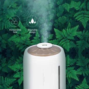 

1 Deerma Air Humidifier Aroma Diffuser Oil Ultrasonic Fog 5L Quiet Aroma Mist Maker LED Touch Screen Home Water Diffuser