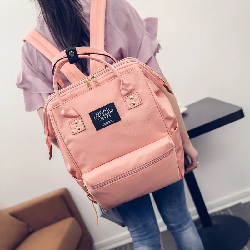 2017 New Famous Brand Backpack Women Backpacks Solid Vintage Girls School Bags for Gorls Black Women