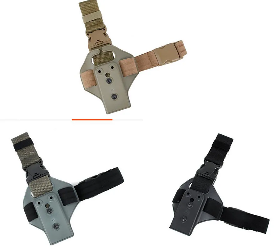 

Single Strap Tactical Pistol Holster Panel Safariland Drop Leg Thigh Holster Bag Pouch TMC2673
