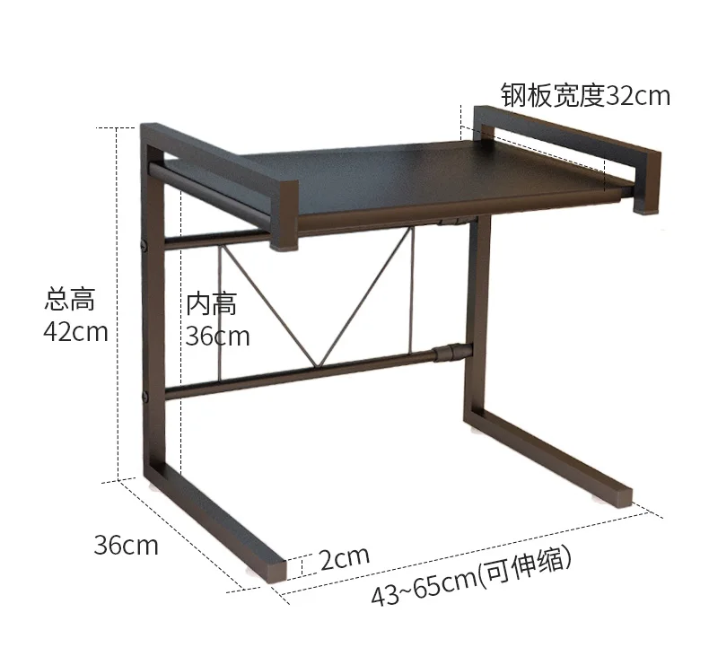 Кухонная подставка в микроволновую печь на полу 2 этаж в провинции космическая Духовка Стол с ящиками для хранения вещей полка