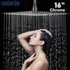 ULGKSD Shower Head 8/10/12 Inch Luxury Ultrathin Rainfall Shower Head Stainless Steel Chrome Nickel Bathroom Faucet Accessories 1