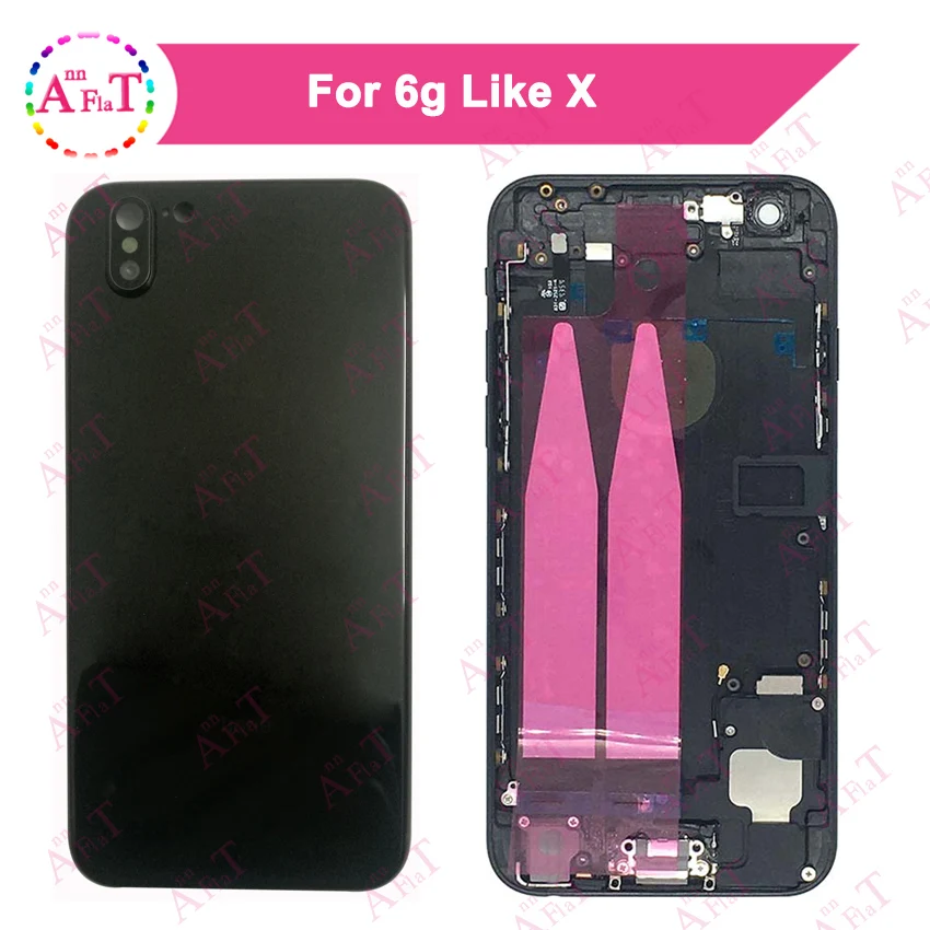 Задняя средняя рамка Шасси полная 6 plus Стиль X Plus Корпус в сборе Крышка