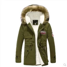 Лидер продаж, мужское повседневное пальто с капюшоном и хлопковой подкладкой, утолщенное тонкое зимнее теплое пальто, длинное пальто, парка с карманом, 3 цвета