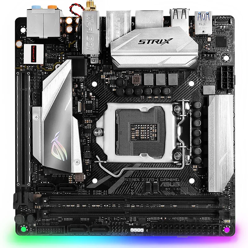 Материнская плата Asus STRIX Z370-I игровой настольный компьютер Intel Z370 LGA 1151 DDR4 M.2 USB3.1 Wi-Fi