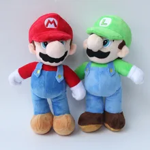 2 pcs/Lot New Super Mario Bros 10''25CM Stand MARIO Plush Doll Stuffed Toy Gift For Children 2 pcs/Lot New Super Mario Bros 10''25CM Stand MARIO Plush Doll Stuffed Toy Gift For Children