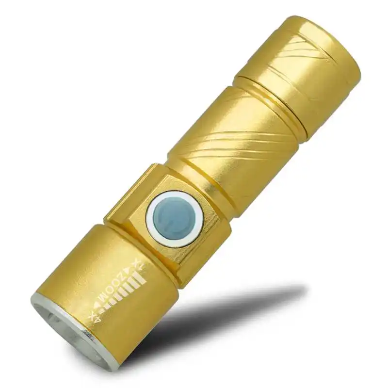 Modos de Flash Luz da Bicicleta 2000 Lumen Zoomable Recarregável Usb Luz da Bicicleta Focalizável Lanterna Led Torch Bateria Embutida 3 Lâmpada 5 recarregável luz da bicicleta focalizável lanterna led