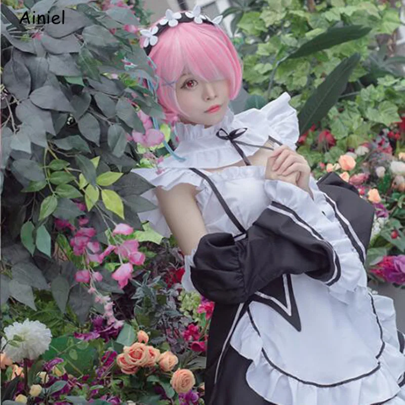 Платье для аниме косплея Re:zero Kara Hajimeru Isekai Seikatsu Life In a Different World Ram Rem платье девушек и