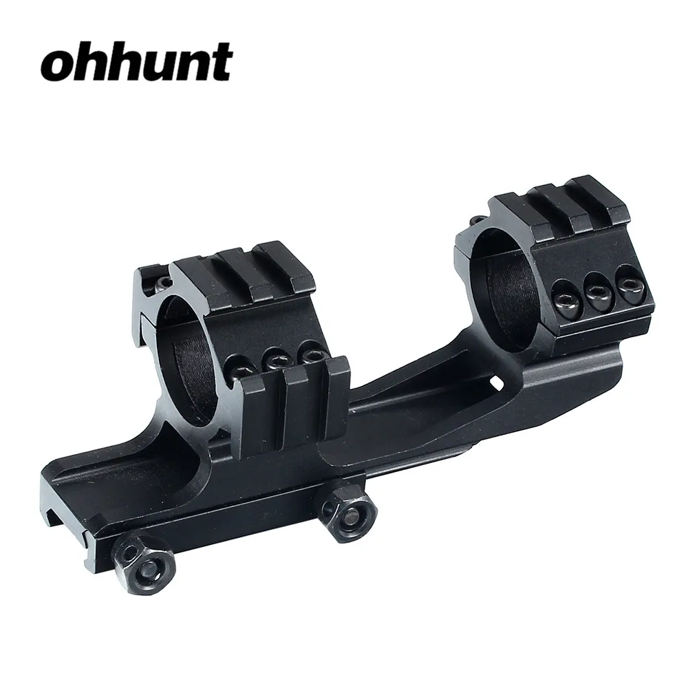 

ohhunt Rock-Solid Hunting Tactical Dual Use 30mm Offset Rifle Scope Rings Mount Accessories with Extra Picatinny Weaver Rail