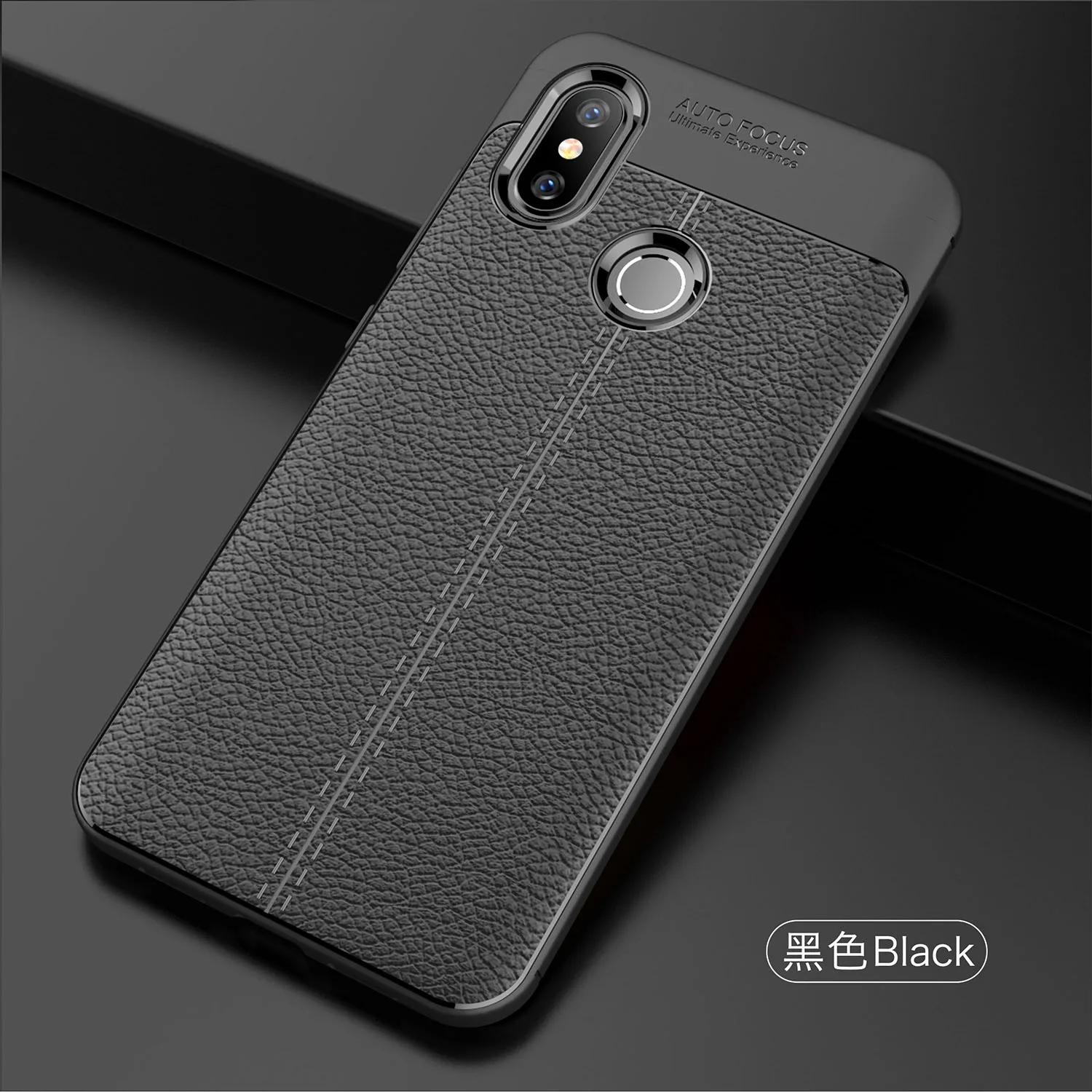 

Wolfsay Soft TPU Case For Xiaomi Mi 8 Case Leather Texture Silicone Phone Cover For Xiaomi Mi8 Business Coque Xiaomi Mi8 6.21