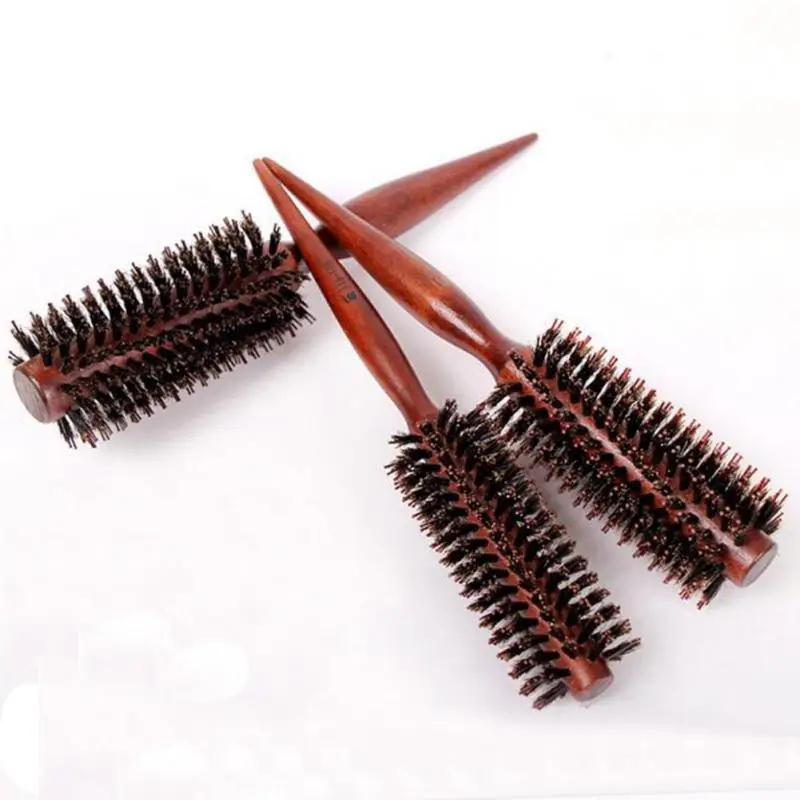 1Pc Hair Curly DIY Wood Hair Care Brushes Anti static Bristle Combs