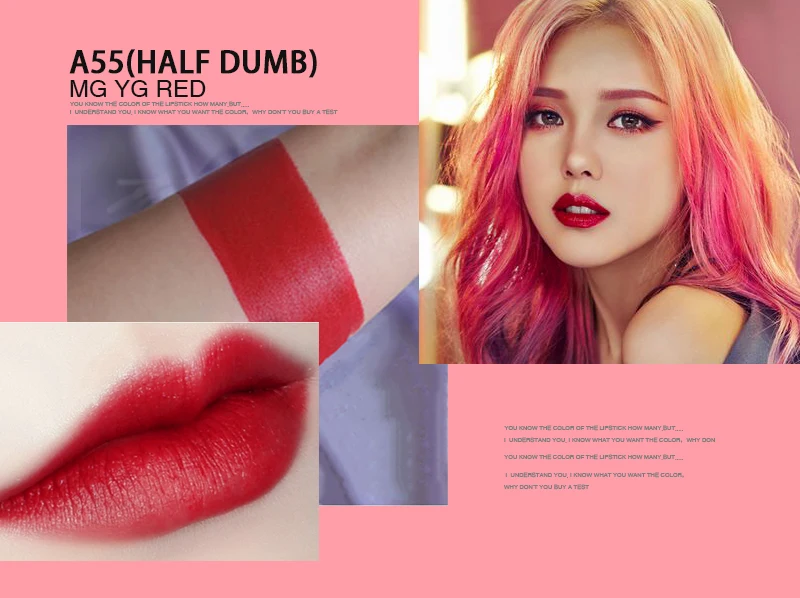 Высококачественная брендовая матовая губная помада для макияжа Diva Angel Chili Heroine beauty color Velvet Lipstick 29 цветов на выбор
