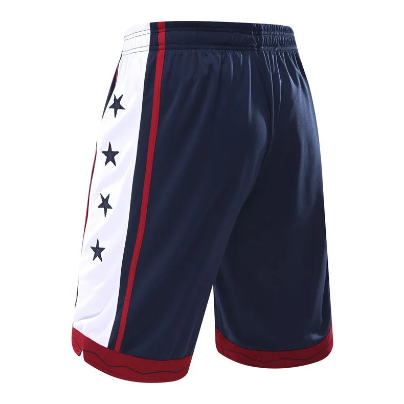 Tanie 2019 Sport USA szorty do koszykówki mężczyźni nowy trening sportowy spodenki luźne kieszenie męskie oddychające bieganie Fitness Jogging krótki