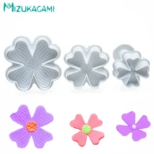 3 шт. Весенняя пресс-форма для тиснения формочка для печенья Форма для самостоятельного изготовления торта кухонные принадлежности для выпечки MS-00362