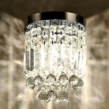 

Simple modern crystal ceiling lamps, aisle lights K9 entrance hall bedroom lamps lighting white