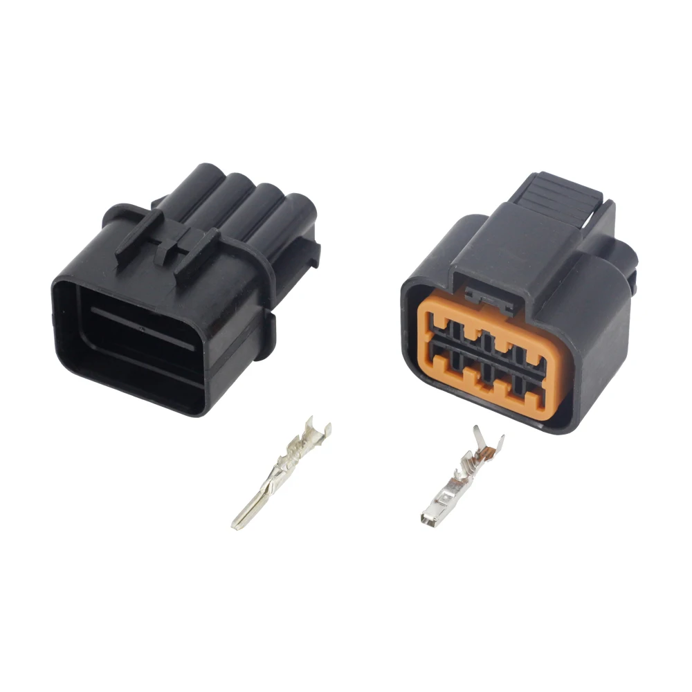 

10 Sets 8 Pin Male and Female Clamp Car Connector with Terminal DJ70810Y-2.2-11/21