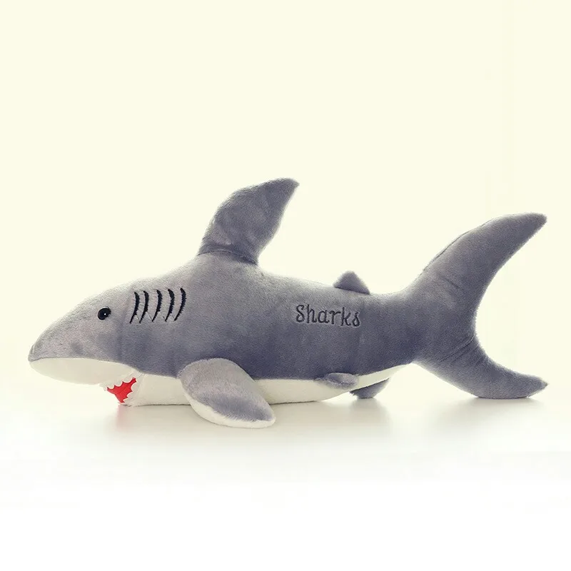 2018 Cute Soft Marine Animal Shark Plush Doll Baby Sleeping Hold Pillow