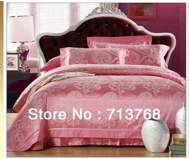 Теплые высококачественные Dobby 4 шт. текстильные постельные принадлежности для дома набор крышек/простыни/наволочки