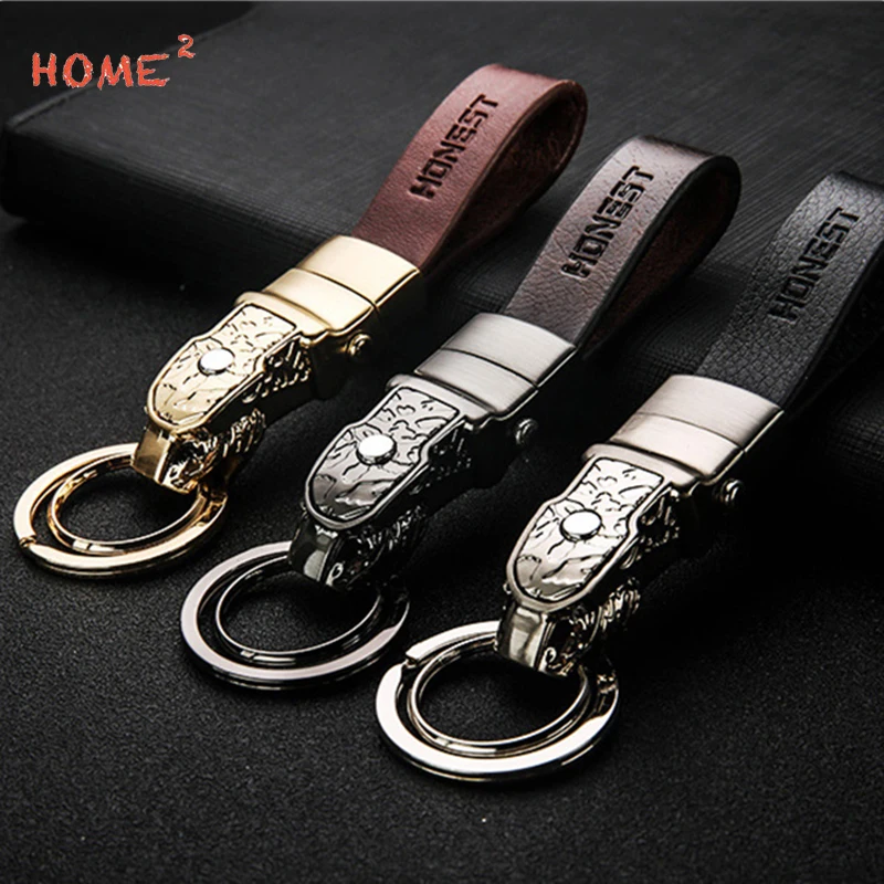 

Car Leather Keychain LED Light Keyring Auto Leopard Key Ring for Mazda Jeep Volvo Honda Toyota Buick Lexus Abarth Cadillac Dodge