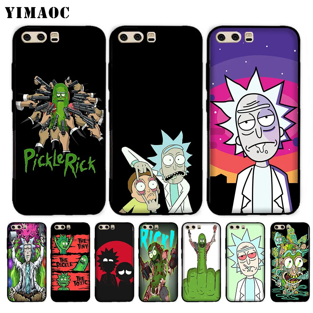 

YIMAOC Rick And Morty Soft Case for Huawei P20 P30 Lite Mini Plus Pro P Smart 2019