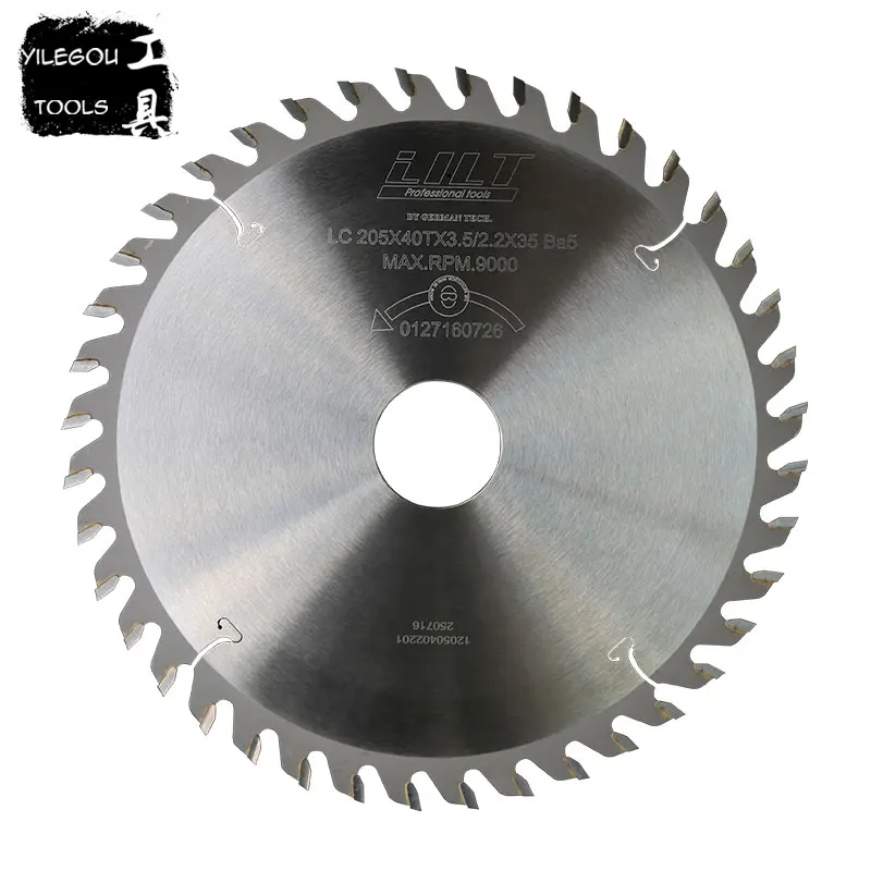 205mm TCT Slotted Saw Blades 8" TCT Grooving Saw Blades 40 Teeth