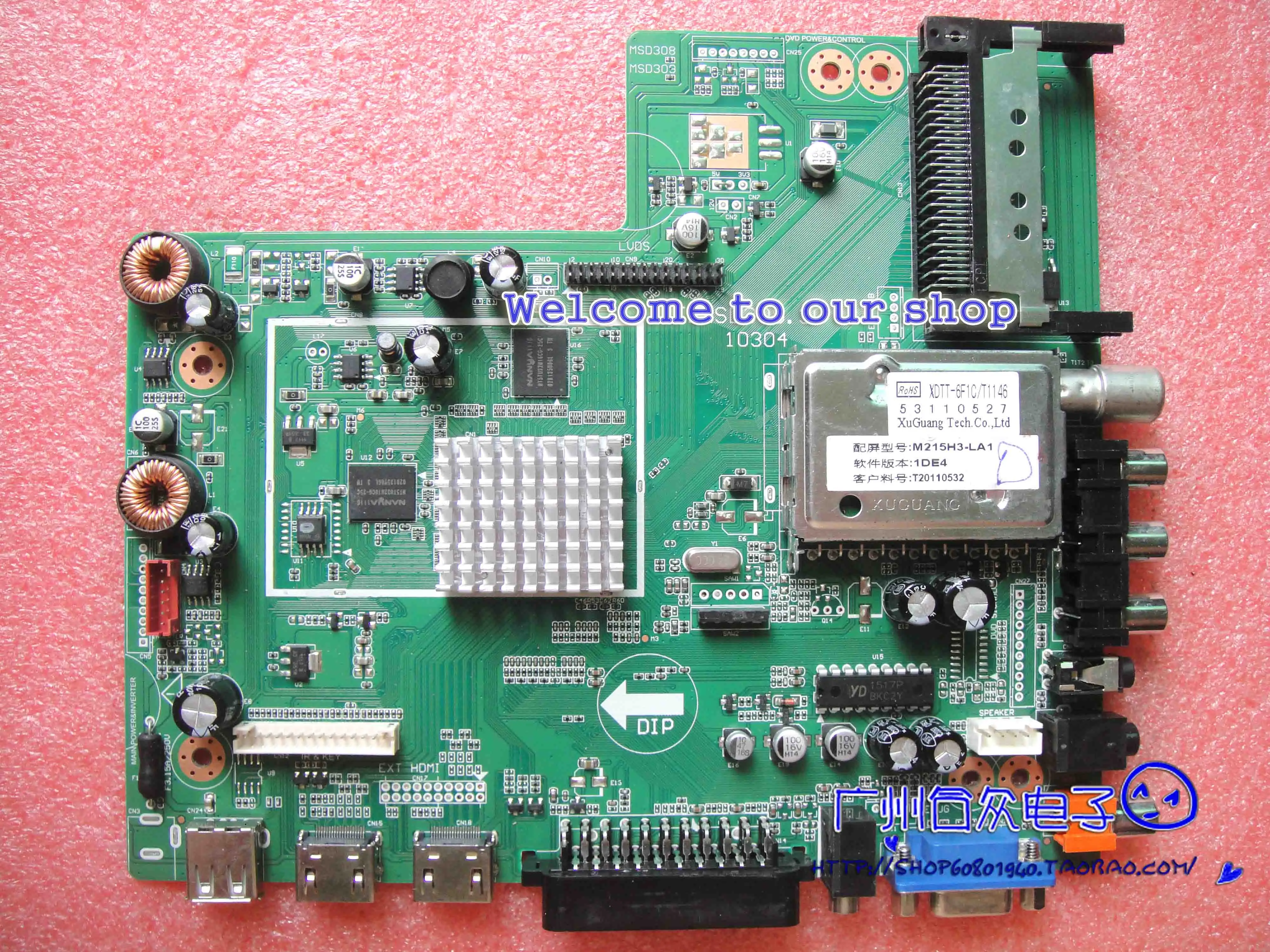 

T.MSD309.3C 10304 LCD TV driver board with screen M215H3-LA1 motherboard