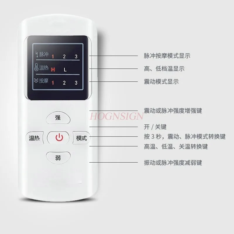 Intelligent Cervical Vertebra Massage Instrument Care Meridian Vibration Heating Neck Massager Home Pulse Cervix Massageador