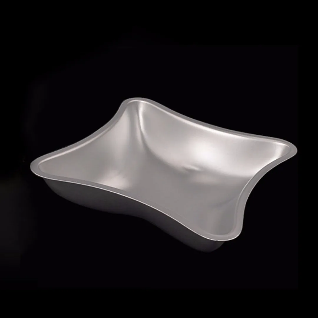 JX-LCLYL 4pcs Cake Tins Mold Pillow Cushion Shape Cake Baking Pan Aluminium Alloy Mold