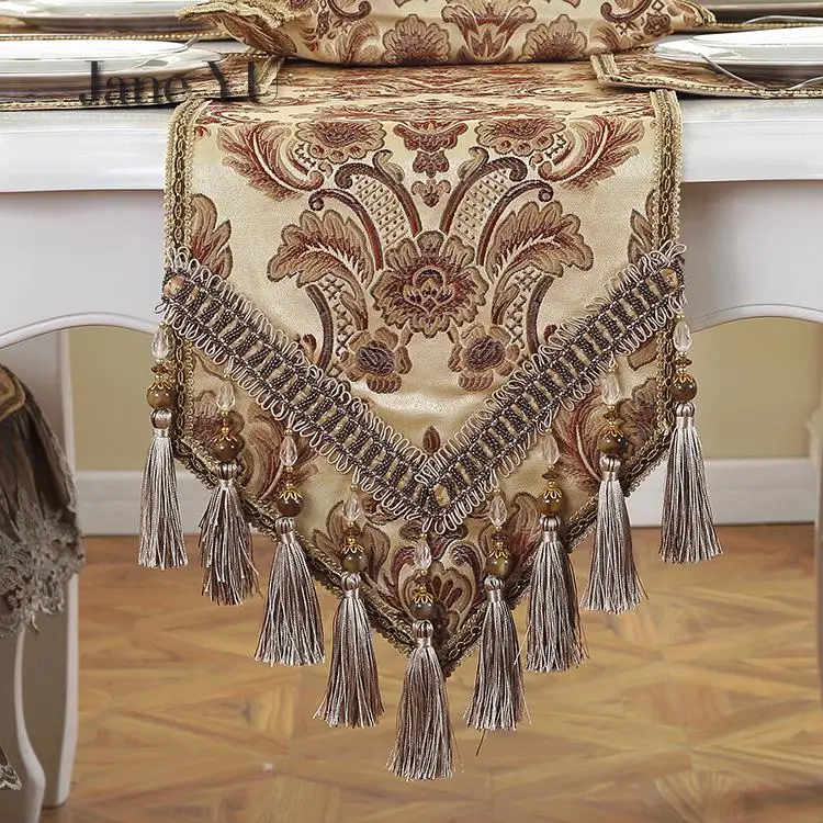 JaneYU High-end European Luxury Table Flag, American Tea Table Flag, Modern Simple Tv Table Flag Customized Table Flag JaneYU High-end European Luxury Table Flag, American Tea Table Flag, Modern Simple Tv Table Flag Customized Table Flag