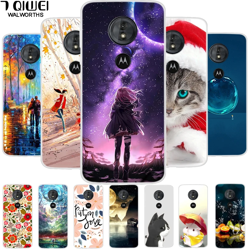 

For Moto G6 Play Case G6Play Silicone Soft TPU Printed Back Cover For Motorola Moto G6 Play Phone Case G 6 Play Coque 5.7 Capas
