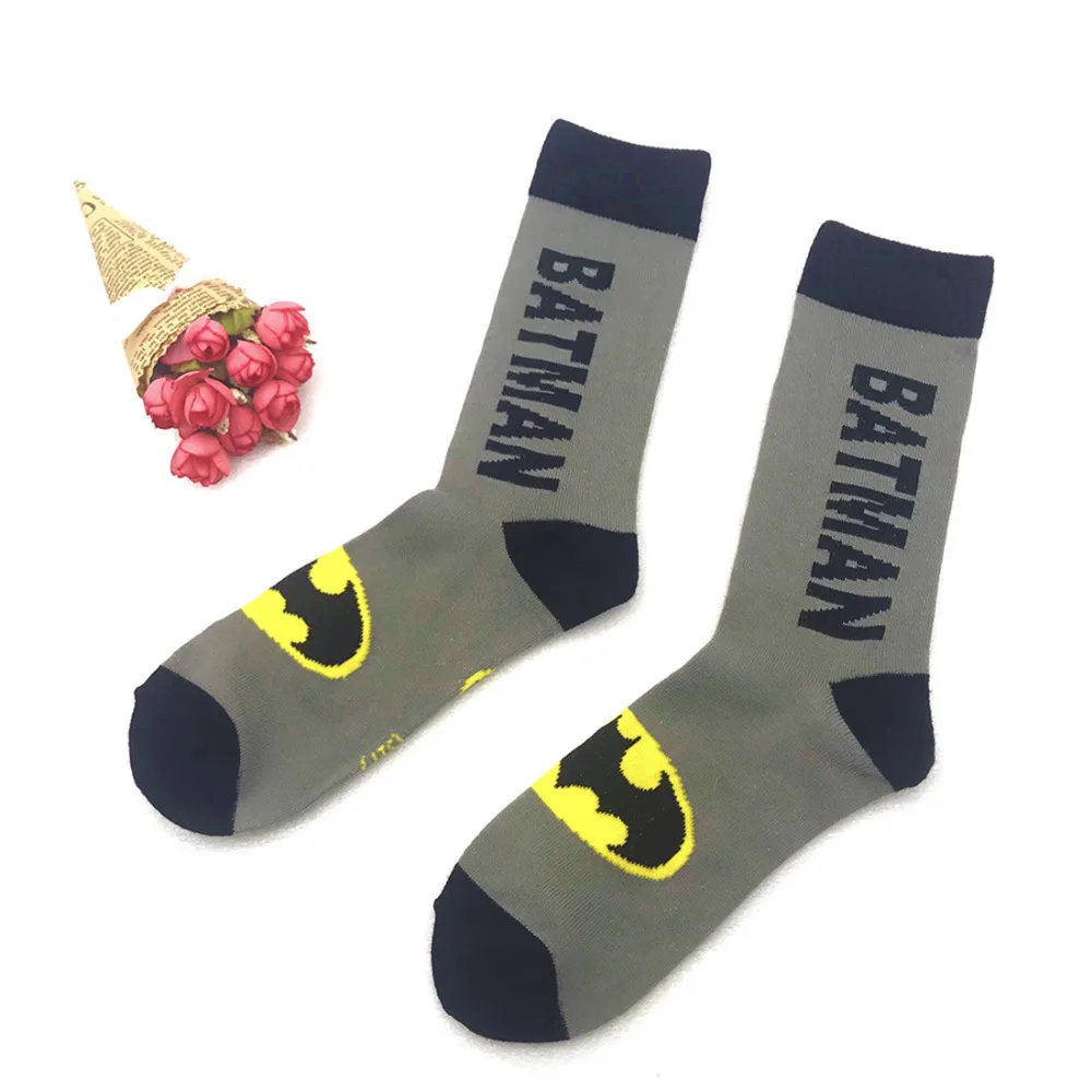 

Avenger Deadpool Punisher Batman Superman Socks American Captain Brand New Cotton Fashion Casual Men Socks Summer Man Sock