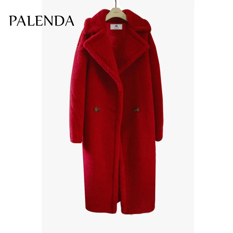 2018 new teddy coat faux fur long coat women lamb fur coat 4 color 2018 new teddy coat faux fur long coat women lamb fur coat 4 color