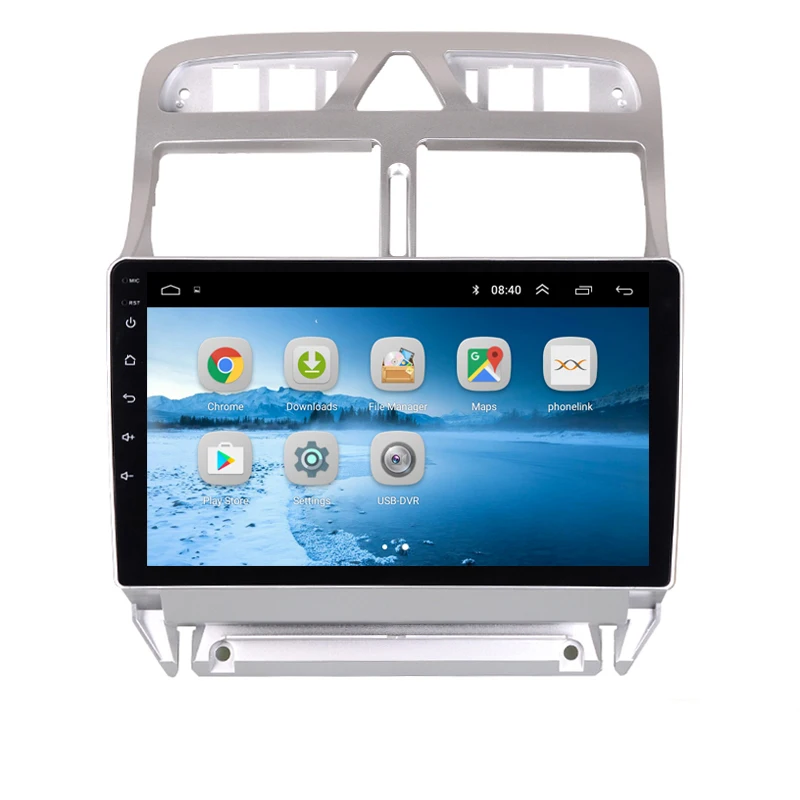 Android 8,1 2.5D IPS pantalla reproductor de DVD del coche GPS de navegación Multimedia para peugeot Radio 307, 2004, 2005, 2006- 2010, 2011, 2013,