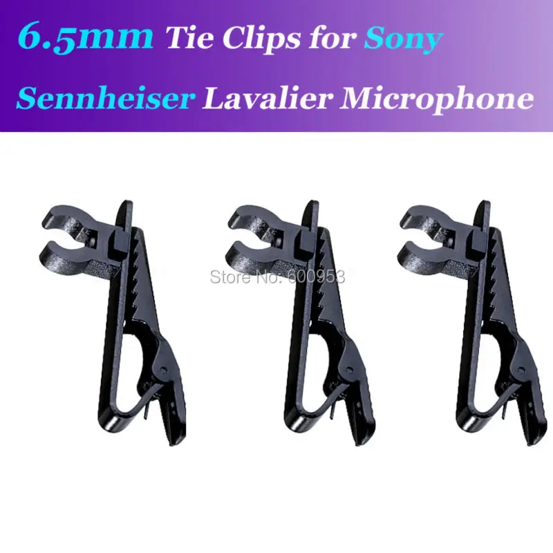 3 шт. 6 5 мм запасной зажим для микрофона Sennheiser ME2 Sony V1 D11 петличный микрофон с