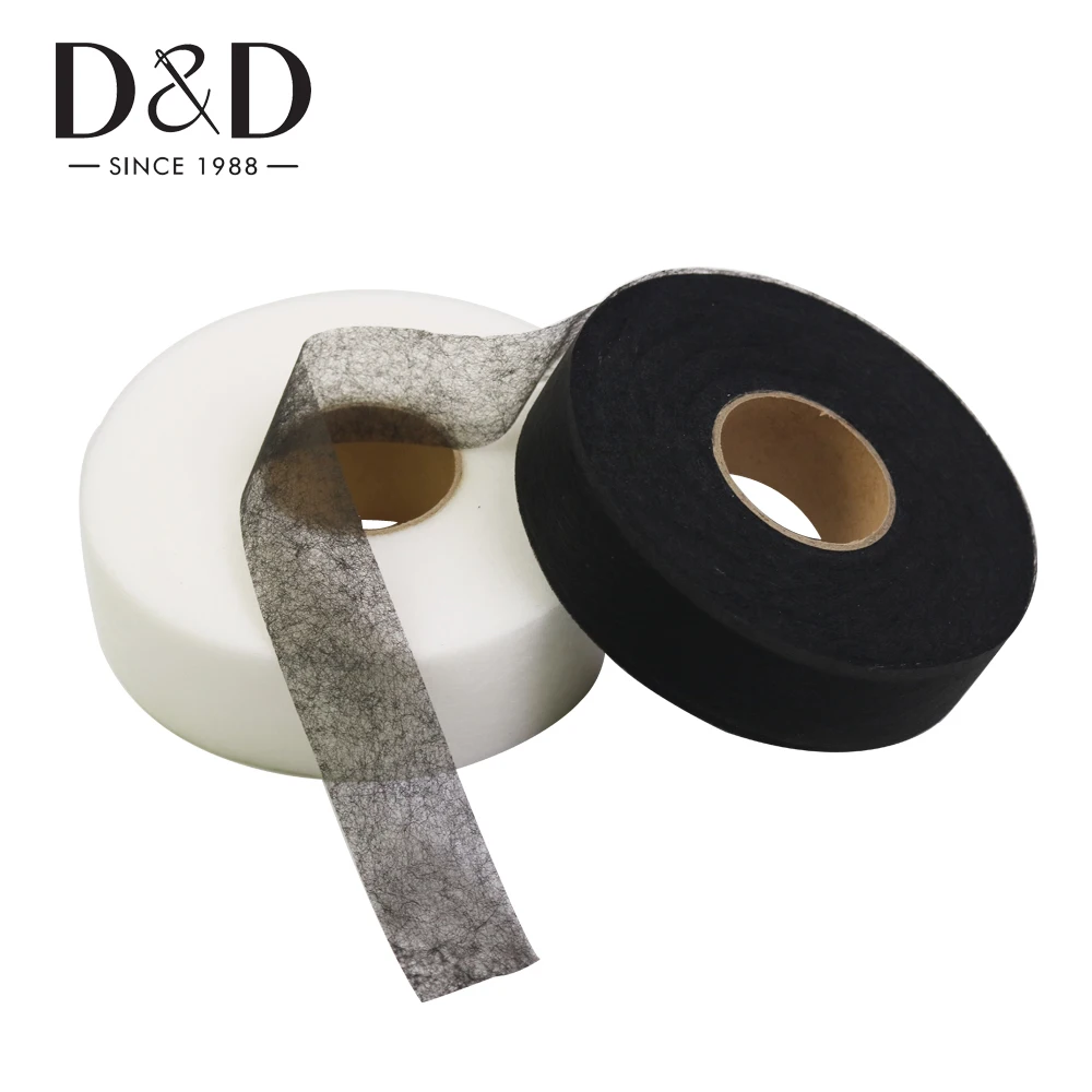 100M HEMMING TAPE Single Sided Adsehive Iron On Tape Sewing Iron Hem Rolls