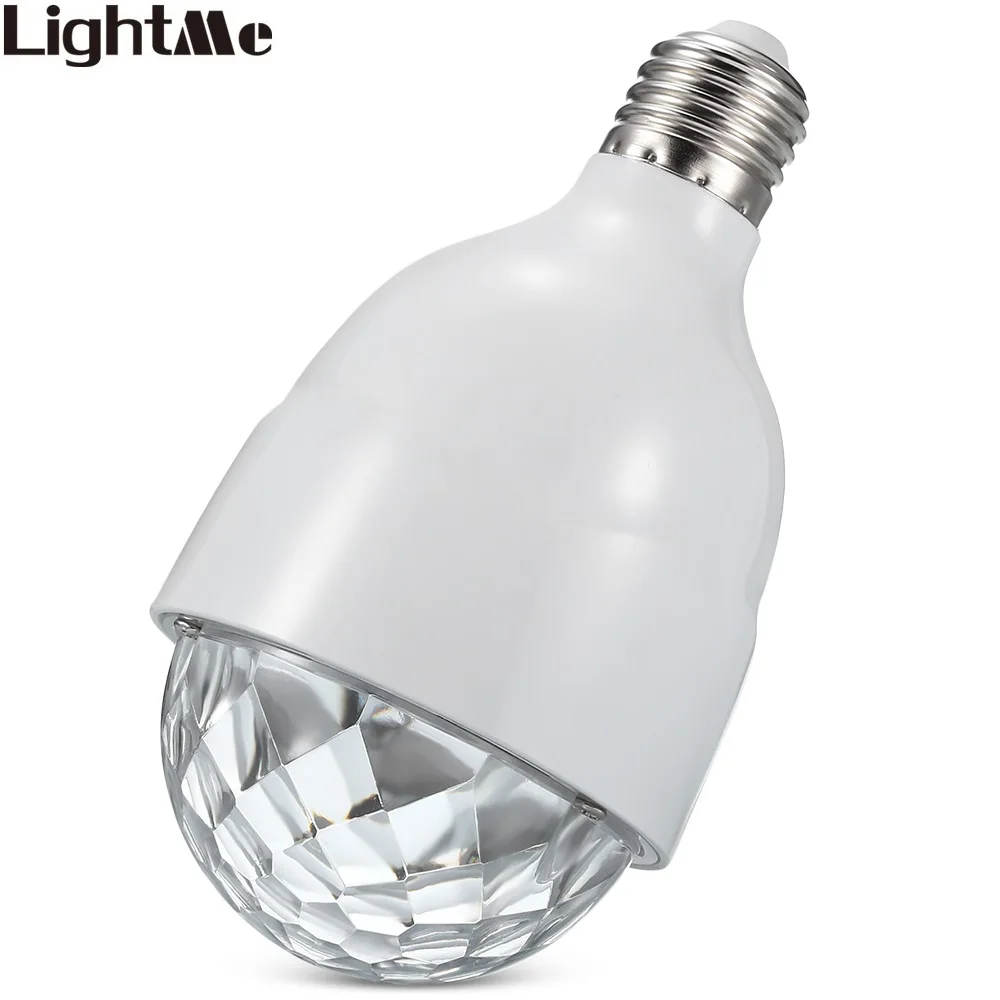 LED Stage Light Bulb E27 RGB LED Disco Ball Lamp Strobe Light Bulb