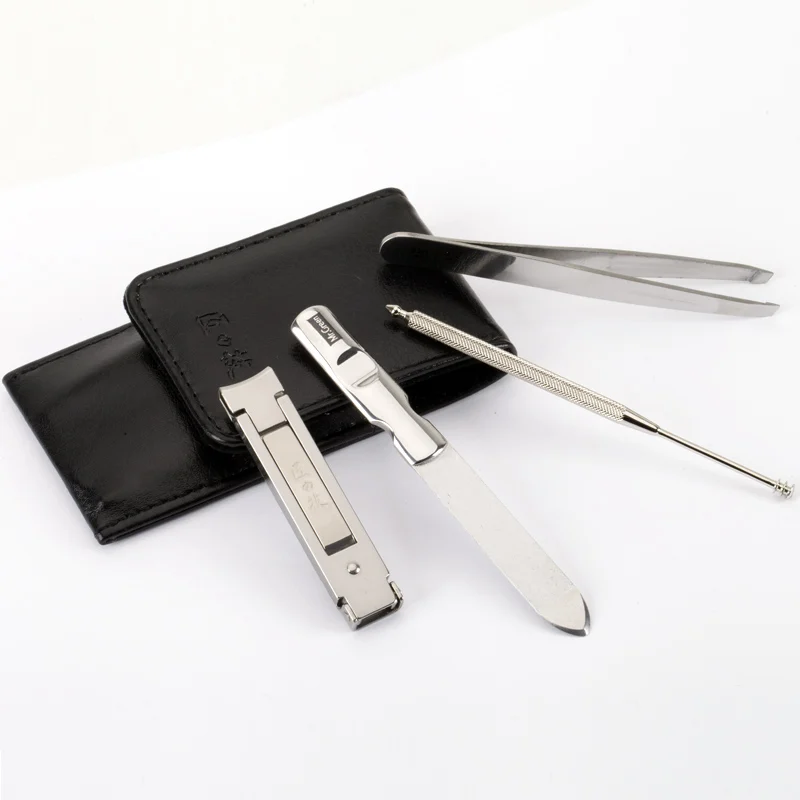 

MR.GREEN manicure Set Portable Stainless steel Nail Art Nail CareTools with Mini Finger NailCutter Clipper File Scissor Tweezers