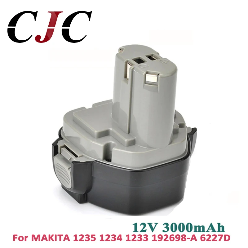 Аккумуляторная дрель MAKITA 12 В 3000 мАч 3 0 Ач Ni MH аккумулятор для 1234 1235 1233 192698 A 4013D 6227D
